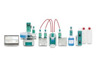 將配置好的標準品從量測杯利用蠕動泵浦載入標準品杯。